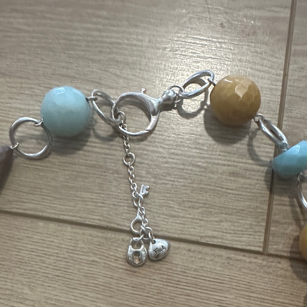 Fossil Blue and Brown Beaded Necklace Set - Picture 5 of 5